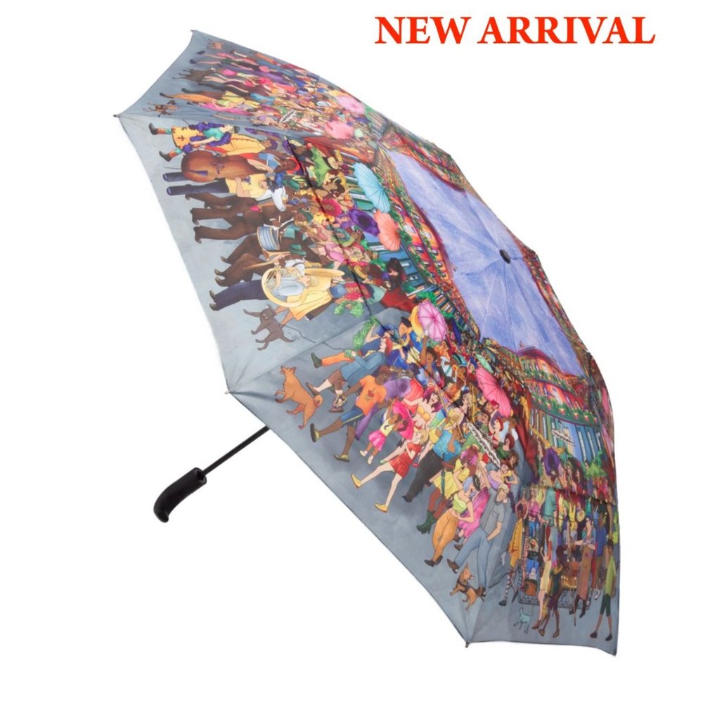 Nola Fabiola French Quarter Party Golf Folding Umbrella